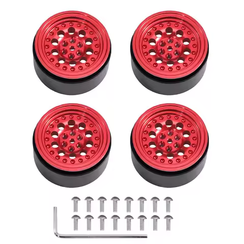 70mm 5mm Hex Rubber RC Wheels Tires for MN99S MN98 MN82 WPL C24-1 B36 D12 C64 D74-1 Off-Road Car Hig