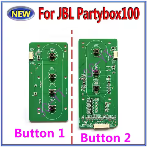 1pcs New Key Switch Button Board keyboard For JBL Partybox100 Party box 100