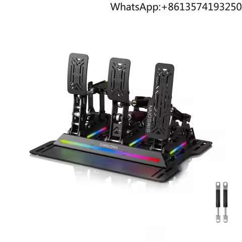 SIMSONN Brand New Simulator Gaming Pedal Eight Adjustable Resistance Levels F1 Simulator Pedal PC Ga