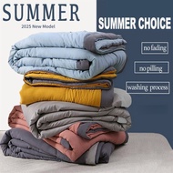 COTTON BLANKET SOFTCOMFORTER BLANKET KING QUEEN SINGLESIZE TOTO SELIMUT KAPAS WASHABLEAIRCOND QUILT 
