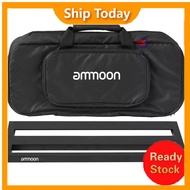 [Pind]ammoon DB-2 Guitar Pedal Board Aluminum Alloy Pedalboard Set with Carrying Bag Tapes Strap