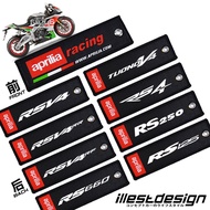 APRILIA KEYTAG: RS125 RS4 RSV4RR RSV4 RF TUONO 660 V4 RS660 SRGT200 TUAREG SPORT SERIES KEYCHAIN KEY