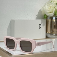 new Luoyi Narrow Small Frame Square Fashion Retro Acetate Glasses Trendy Street Shooting Sunglasses 