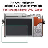 AR Tempered Glass Screen Protector for Panasonic Lumix DMC-GX800 LumixGX800 Anti-Reflection Glass Pr