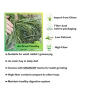 Air Dried Premium Timothy Hay -1kg / 500g