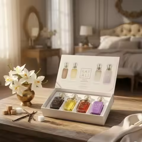 KAYALI Set Unisex Perfume 4*10ml Long Lasting Fresh Mild Elegant Floral Fruity Musk Natural Fragranc