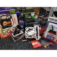 PACKAGE COMBO SET LC135 SPEC 57mm / 62MM / 63MM block ceramic pwk carburetor cdi brt power max Lc135