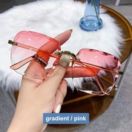 AliMaMa - KACAMATA GRADIENT - Kaca Mata Fashion Korea Wanita Pria Anti Radiasi Cat Eye Murah Medan