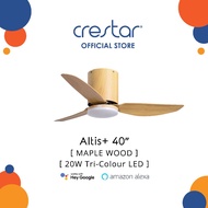 Crestar Altis+Plus (40inch) With LED (Black / White / Walnut Wood / Maple Wood) Ceiling fans
