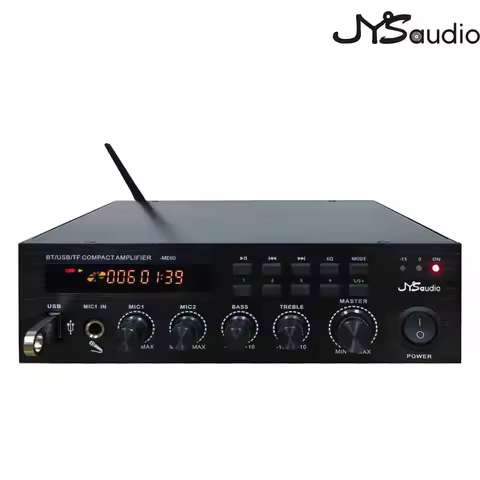 100V 70V 60W Bluetooth-compatible Power Amplifier Audio HIFI Stereo Bass Car Amplificador Karaoke Ci
