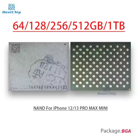 64G/128G/256G 512GB 1TB HDD Storage NAND Memory Flash chip For iPhone 12/13 PRO MAX 12pro max mini 2