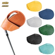 MAINAUSHUI6W Golf Iron Headcover, PU Leather Crocodile Pattern Golf Club Head Cover, Golf Training E