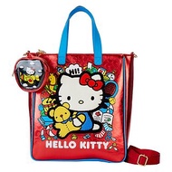LOUNGEFLY-Hello Kitty50周年時尚托特包