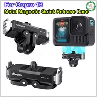 Metal Magnetic Quick Release Base For Gopro 13 Adapter Holder Bracket  for Gopro Hero 13 Accessories