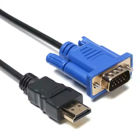 1.8M 6FT High Definition Multime -compatible To VGA Cable Male to Video For HDTV PC Laptop Video Cab