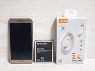 {哈帝電玩}~SAMSUNG GALAXY J7 SM-J700F 4G智慧型手機 含電池配件 少用 功能正常良好~