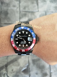 Seiko Mod Pepsi GMT Master Black สต๊อกในไทย พร้อมส่ง 1-2 วัน โปรโมชั่น ราคาท้าให้ลอง สินค้าจำนวนจำกัด