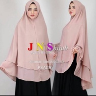 AMANAHPEDIASTORE KHIMAR PREMIUM - HIJAB SYARI CERUTI 2 LAYER JUMBO