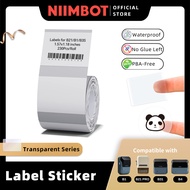 NIIMBOT B1 B21 PRO B31 B4 Transparent Sticker Clear Waterproof Refill Paper Tape Roll for Label Prin