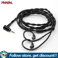 FAAEAL Earphone Replacement Cable With QDC/S/C Pin Braided Headphone Upgrade Wire 2.5mm/3.5mm/4.4mm 