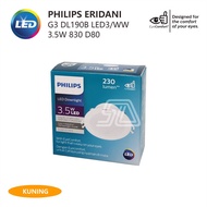 Philips Downlight Emws G3 DL190B LED3 D80 3.5W 830 WH SNI