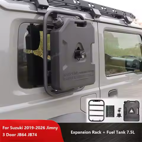 Off Road 4x4 Accessories Side Window Expansion Ladder Rack Fuel Tank Water Tank 7.5L Kit For Suzuki 