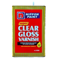 Nippon Paint Super Clear Gloss Varnish ( Valspar ) - 4L