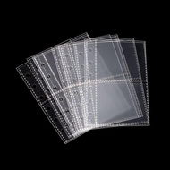 CLEIGHTEENCY Multiple Pockets Sleeve, Transparent A7 Photocard Binder Sheets, PP Acid Free Photocard