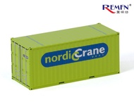 1: 50 WSI 01-3158 NORDIC CRANE; 20 FT CONTAINER CONTAINER CONTAINER Model