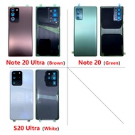 Back Glass Rear Cover For Samsung Galaxy S20 Ultra / Note 20 / Note 20 Ultra Battery Door Housing ca