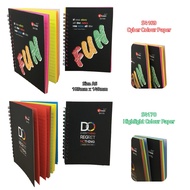 Ukami A6 Notebook / Cute Notebook Student Note / Colour Color Notebook Book (120's)
