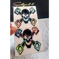 Skull Sticker cutting Sticker