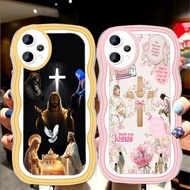 S-4 Jesus Casing for Realme 9 Pro Plus 14X 9i C30 C35 14 C31 14T 5G transparent TPU