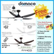 Fanco Tributo DC Ceiling Fan with 36W LED RGB Light Kit and Remote
