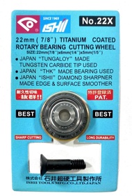 🔥ญี่ปุ่นแท้🔥 ใบมีด แท่นตัดกระเบื้อง 22mm. ISHII รุ่น 22X Made in japan