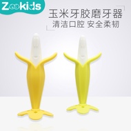Baby Corn Teether Bite Bite Fun Silicone Molar Stick Baby Giraffe Fruit Strawberry Rattle Bell Sooth