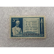 American Stamp Set Abraham Lincoln 1945