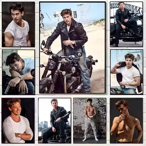 Famous Actor Austin Butler Poster Wall Art Print Decorative Mural Home Decor Gift Unframed
