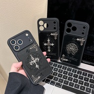Retro Cross DIY phone cases for iphone 18 Pro Max 17 Pro Max 16 Pro Max 15 Pro Max 14 Pro Max i14 13