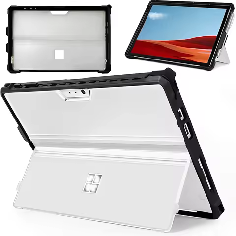 Protective Rugged Cover Case for Microsoft Surface Pro 6/Pro 5/Pro 4 Hard Case for Microsoft Surface