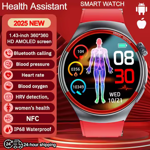 2025 NEW Nursing level Hypertension Health Risks Diagnosis Smart Watch HRV Heart Rate Pulse Sleep NF