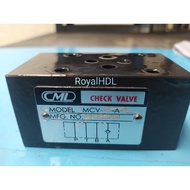 Hydraulic modular pilot operated check valve cml camel mcv-02-a-1-c hydraulic