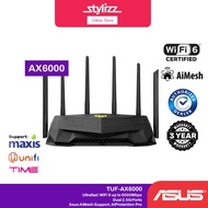 ASUS TUF-AX6000 TUF-AX5400 TUF-AX4200 Gaming Router WiFi 6 with Mobile Gaming Boost and Gaming Port AiProtection