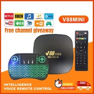 8K V88mini Smart  TV Android12.0  5G+ Free Channel