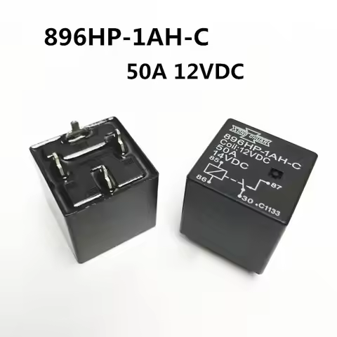 NEW 12V CAR relay 896HP-1AH-C 12VDC 896HP-1AH-C-12VDC 12VDC DC12V 12V 50A 4PIN