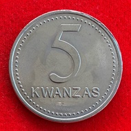 Angola 5 kwanzas Year 1999