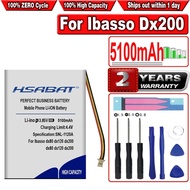 HSABAT 5100mAh Battery for Ibasso Dx80 x120 dx200