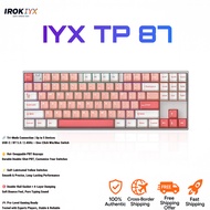 IYX TP87 Tri-Mode 80% TKL Hot-Swappable Mechanical Keyboard PBT Keycaps RGB Wireless Gaming Keyboard
