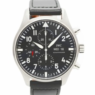 IWC萬國錶沙夫豪森飛行員系列IW377709男士黑色錶盤腕錶