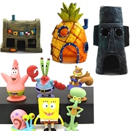 Spongebob Squarepants And Friends Mini Aquarium Ornament Set